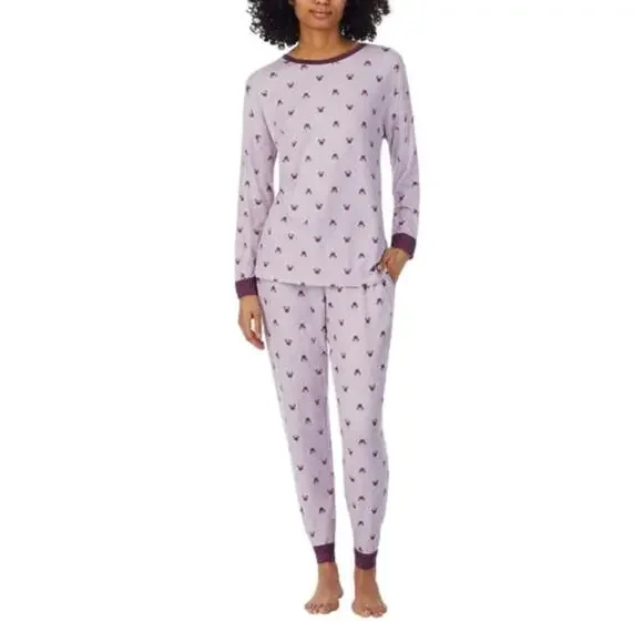 Disney Women's Pajamas Set  Purple Size Small NWT - Picture 3 of 6